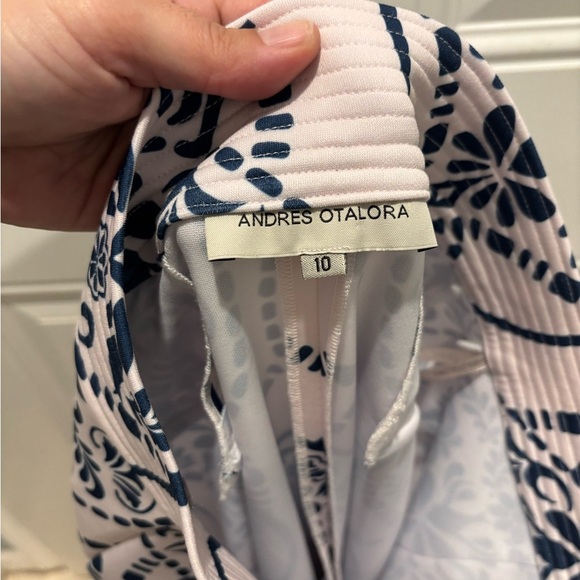 Andres Otalora Espejismo Scuba wide legs Pants s 10 - Picture 4 of 5